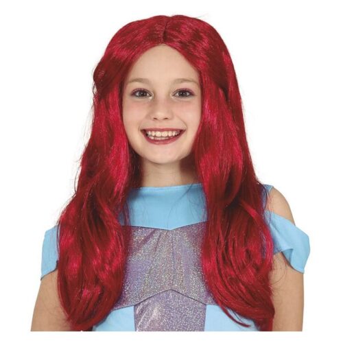 Peluca infantil pelirroja para disfraces talla única Guirca 48039