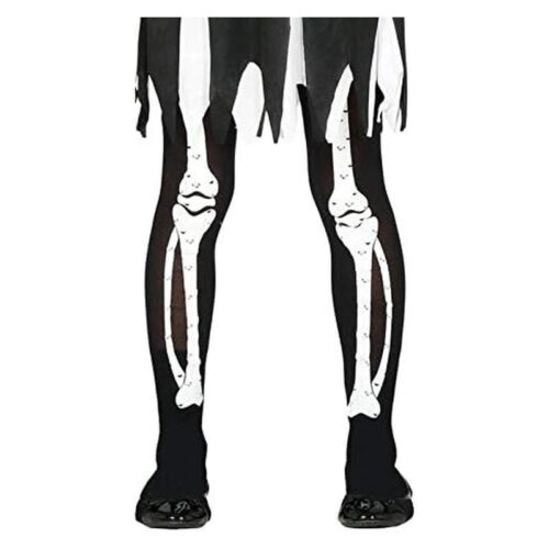 Medias de esqueleto complemento para disfraz de Halloween talla única