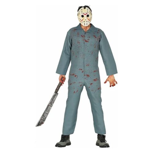 Disfraz adulto asesino de Halloween con máscara talla 52-54 Guirca