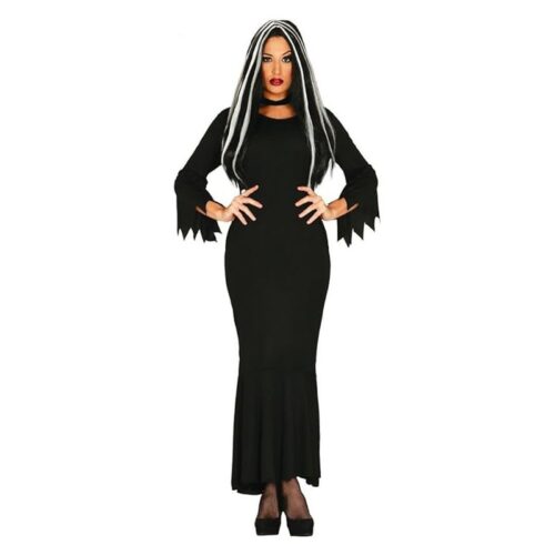 Disfraz Halloween traje mujer negra de la oscuridad talla 42-44 Guirca