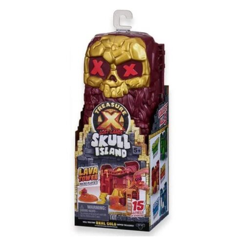 Treasure X Skull Island Volcan 22cm rojo TRR62000-RJ FAMOSA