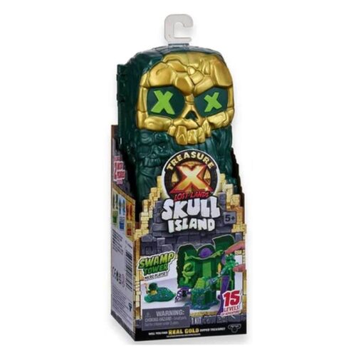 Treasure X Skull Island Jungle 22cm verde TRR65000-VD FAMOSA