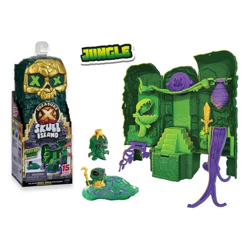 Treasure X Skull Island Jungle 22cm verde TRR65000-VD FAMOSA - Imagen 3