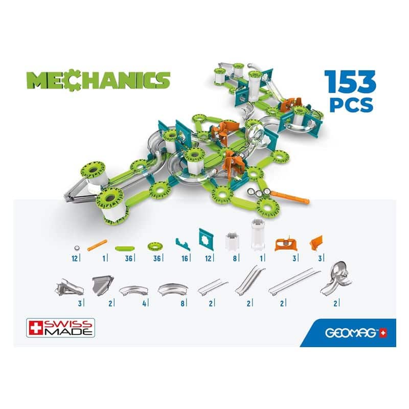 Geomag Mechanics Gravity kit construcciones magnéticas con 153 piezas - Imagen 2