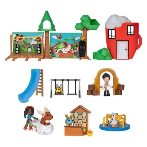 Playset juguetes Coffe Shop Adopt Me! Roblox escenarios y personajes