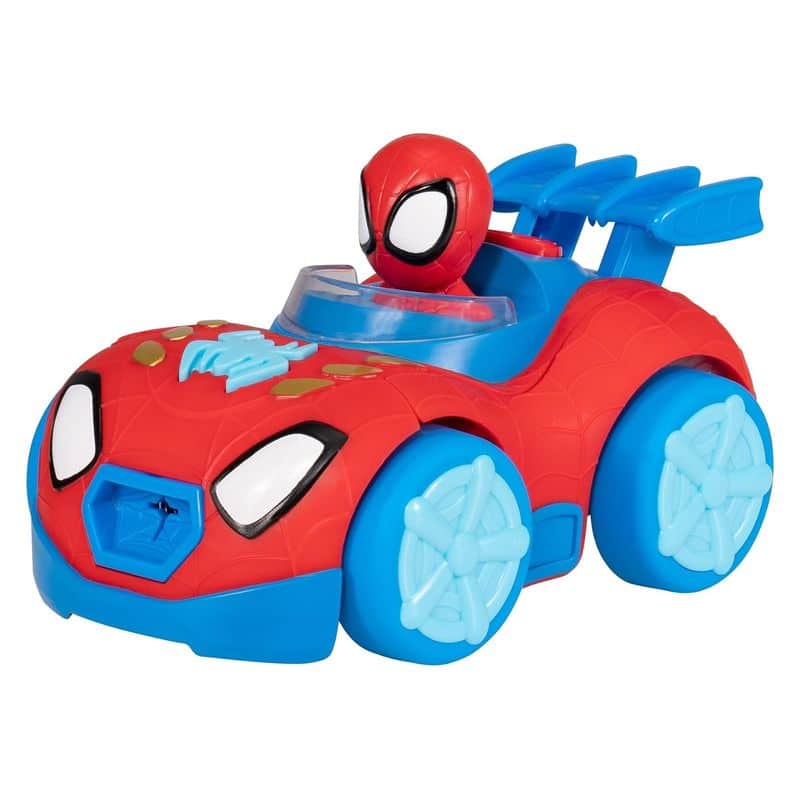Spidey y sus asombrosos amigos vehículo transformable 2 en 1 y figura - Imagen 2