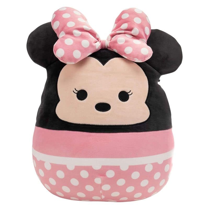 Squishmallows peluche oficial de Minnie Mouse con lazo rosa de 35 cm