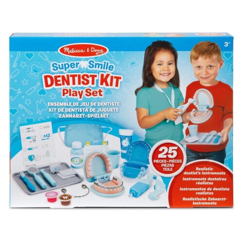 Playset dentista sonrisa juego educativo Melissa & Doug con 26 piezas