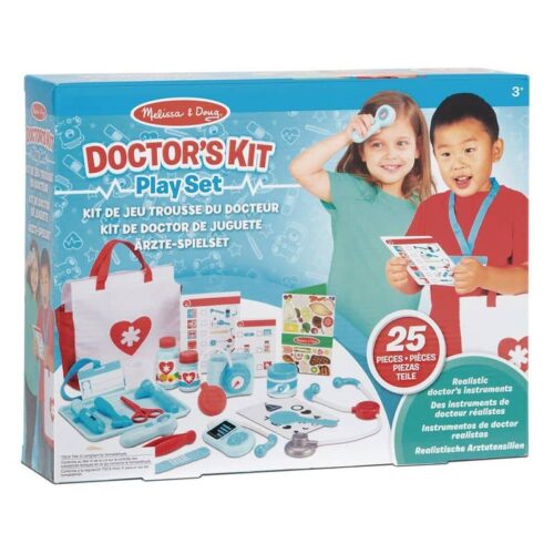 Maletín infantill educativo de médico con 25 piezas Melissa & Doug
