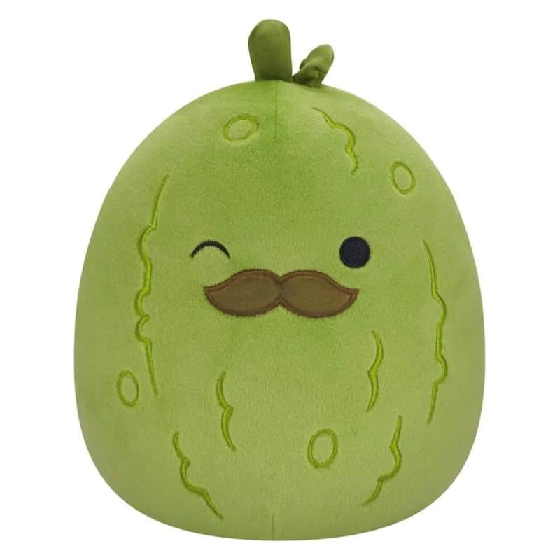 Squishmallows peluche blandito oficial de Charles pepinillo de 20 cm