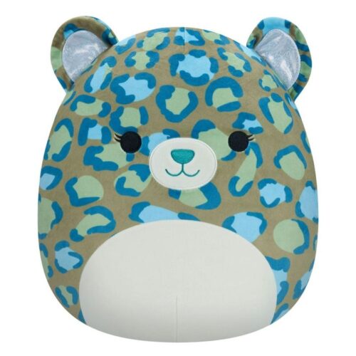 Squishmallows peluche blandito oficial de Enos el leopardo de 30 cm