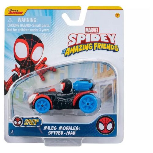 Vehículo con figura Miles Morales Amazing Metals SNF0193-MILES TOY