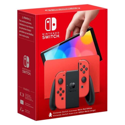 Consola Nintendo Switch modelo Oled Rojo edición especial Super Mario