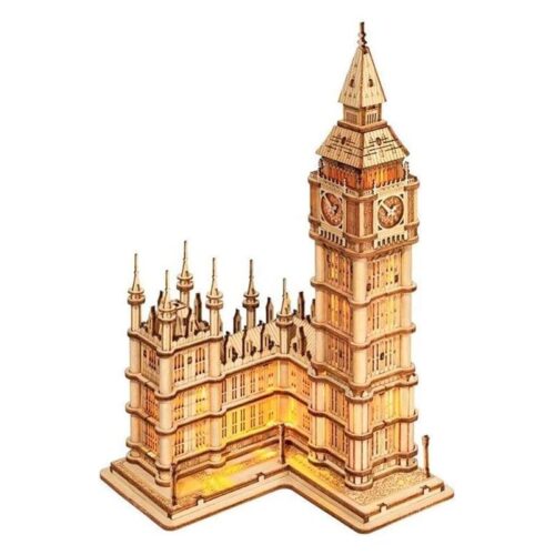 Maqueta de madera Rolife con luces led Big Ben de Londres TG507