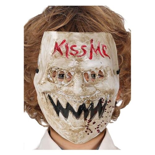Máscara Halloween infantil versionando La Purga Kiss Me 20045 GUIRCA