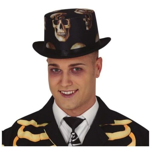 Chistera para disfraces de Halloween modelo calavera G13190 Guirca