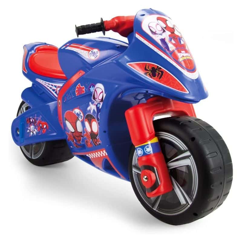 Moto correpasillos Winner Spidey con ilustraciones Spidey y sus amigos
