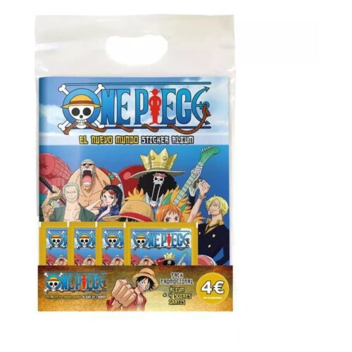 Álbum de cromos de One Piece El Nuevo mundo más cuatro sobres 73513