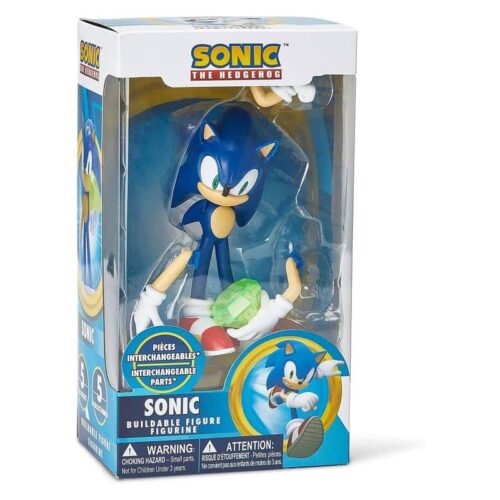 Figura Sonic de 10cm de altura con anilla y diamante bizak 64334100SO