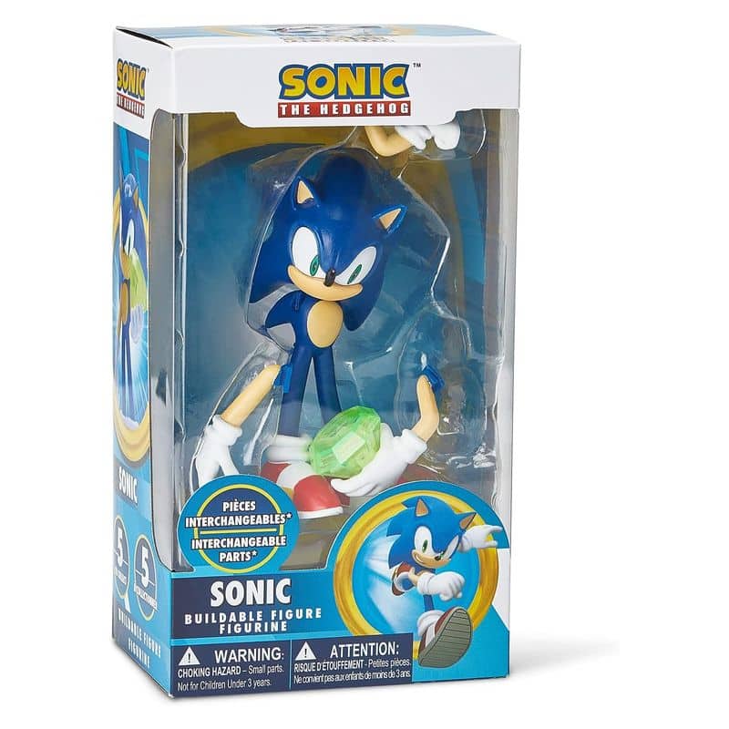 Figura Sonic de 10cm de altura con anilla y diamante bizak 64334100SO