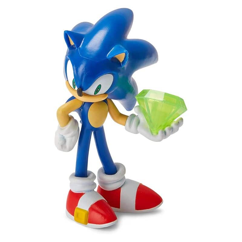 Figura Sonic de 10cm de altura con anilla y diamante bizak 64334100SO - Imagen 2