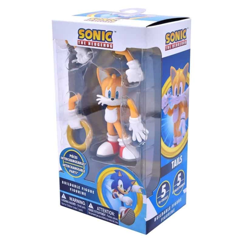 Figura Tails 10cm altura con anilla y llave inglesa bizak 64334100TA