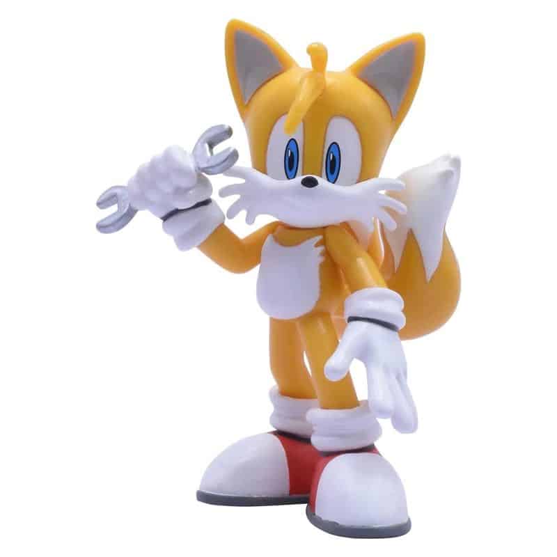 Figura Tails 10cm altura con anilla y llave inglesa bizak 64334100TA - Imagen 2