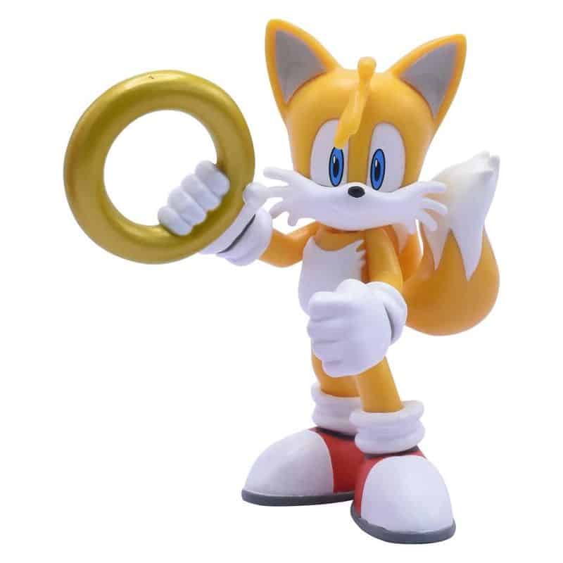Figura Tails 10cm altura con anilla y llave inglesa bizak 64334100TA - Imagen 3