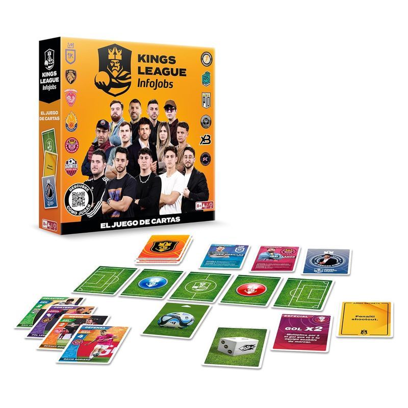 Juego cartas oficial de la Kings League multijugador IMC Toys 922020