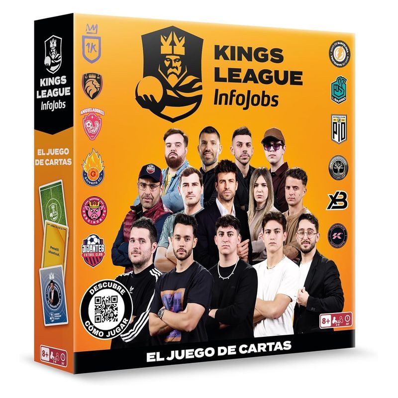 Juego cartas oficial de la Kings League multijugador IMC Toys 922020 - Imagen 2