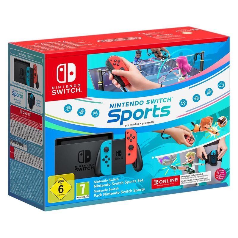 Pack Nintendo Switch + juego Nintendo Switch Sports 10012364 NINTENDO