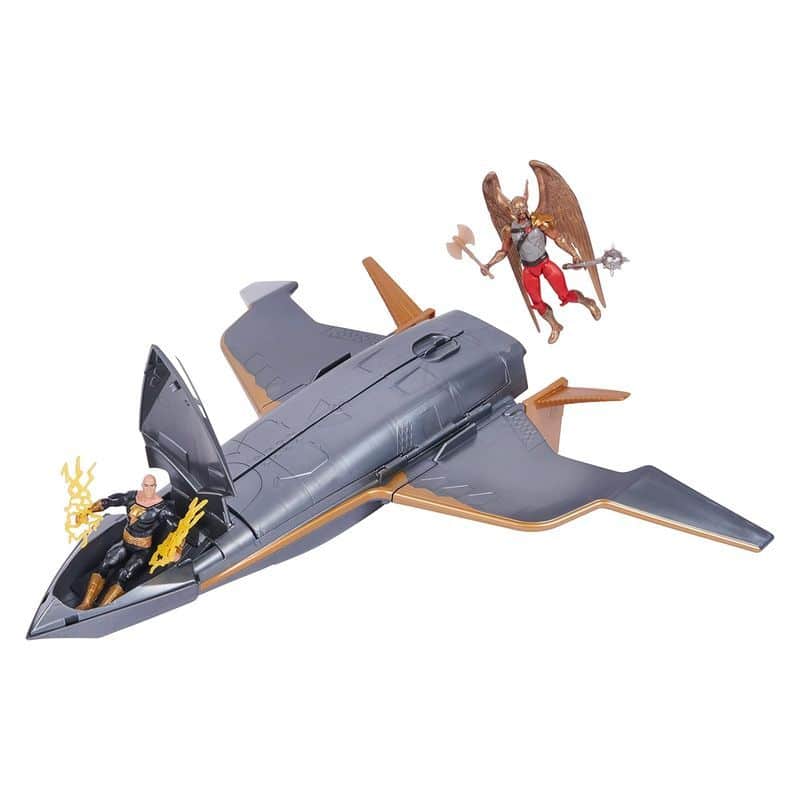 Nave espacial Hawk Cruiser Patrol figuras acción Black Adam y Hawkman - Imagen 2