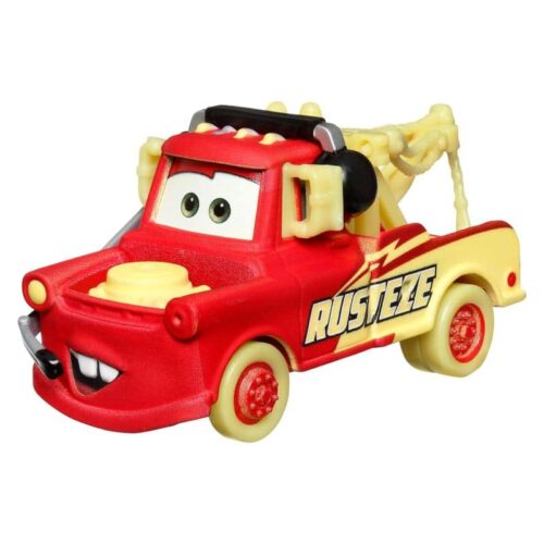 Mate personaje Disney Pixar Cars glow racers coche metalizado de 1:55
