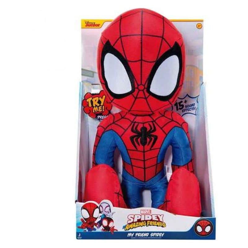 Peluche Spidey y sus increibles amigos de 40 cm de altura y sonidos