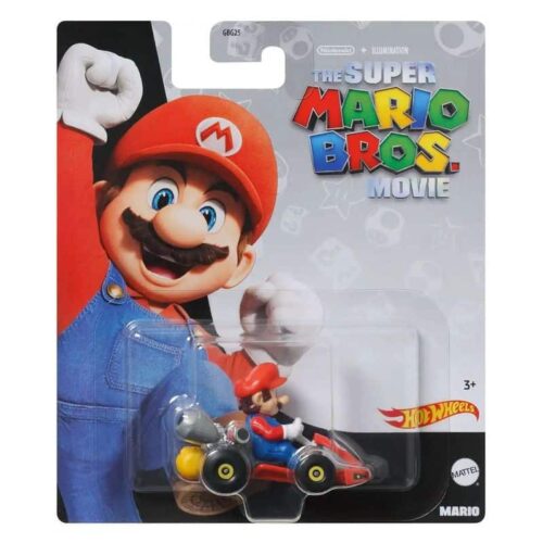 Coche de juguete Hot Wheels vehículo Super Mario Bros La Película – A partir de 4 años