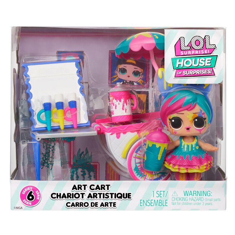 LOL MINI PLAYSET CARRO de ARTE <V