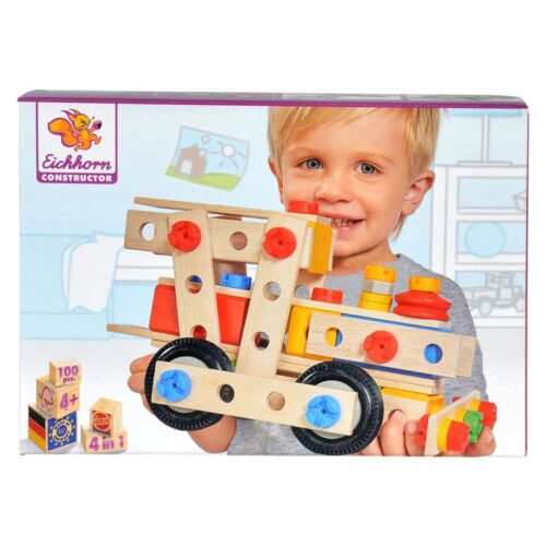 *CUBO BLOQ. MECANO MAD. 100p #S