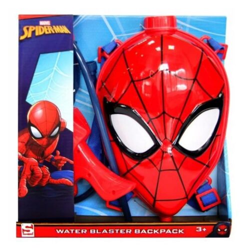 Mochila de Spiderman con pistola de agua de 1 litro de capacidad
