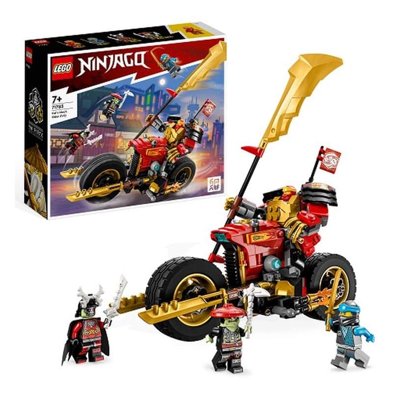 Lego Ninjago 71783 Moto Ninja de Kai tansformable en meca con figuras
