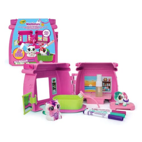 Maletín de Spa perfumado de Washimals con mascotas y accesorios