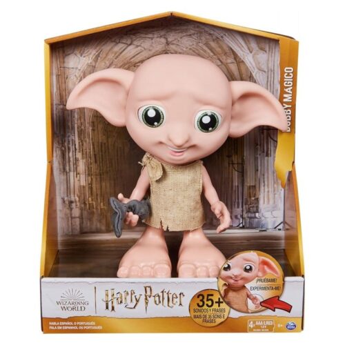 Muñeco de Elfo interactivo Dobby 21,6cm Harry Potter Wizarding World – Más de 6 años