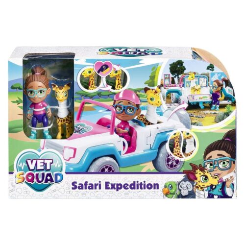 Vet Squad Expedición Safari 4×4 Yata con figuras incluidas Goliath 34216004