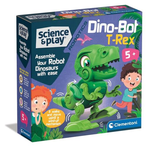Juego educativo ciencia y juega Dino-bot T-Rex Robotics Clementoni 75073