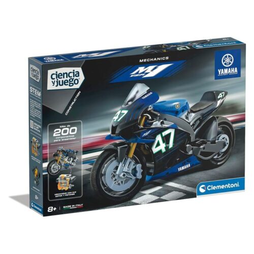 Juego de construcción Ciencia y juego Yamaha M1 azul Clementoni 55506