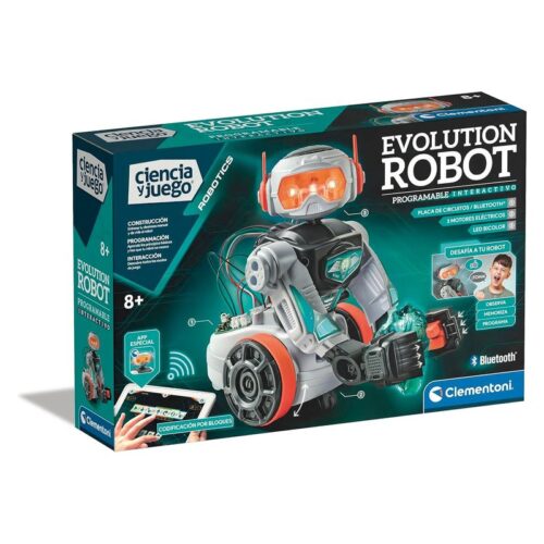 Juego de robótica Evolution Robot ciencia y juego Clementoni 55512