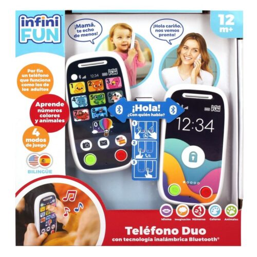 Teléfono interactivo infantil dúo Bluetooth Infinifun Cefa Toys 00970