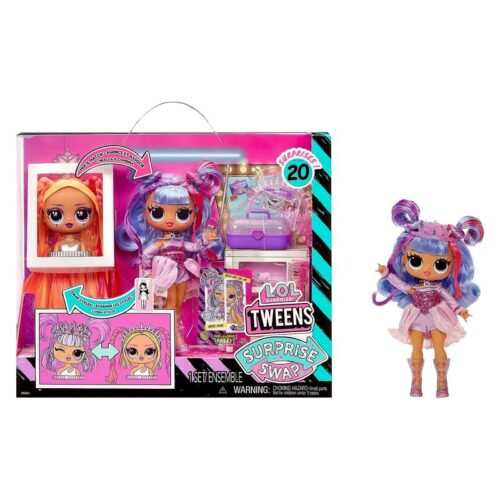 Muñeca LOL Tweens Surprise Swap Buns 2 Braids Bailey peinados sorpresa