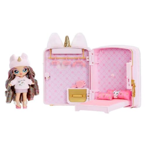 Muñeca Na! Na! Na! Surprise Britney Sparkles unicornio 3en1 con accesorios