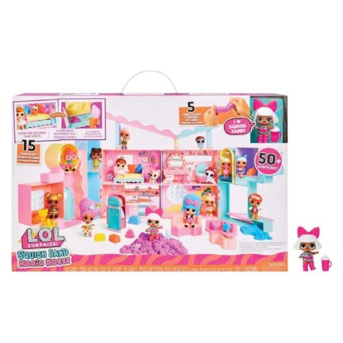 Set coleccionable muñecas LOL Surprise Squish Sand Magic House 593218 MGA
