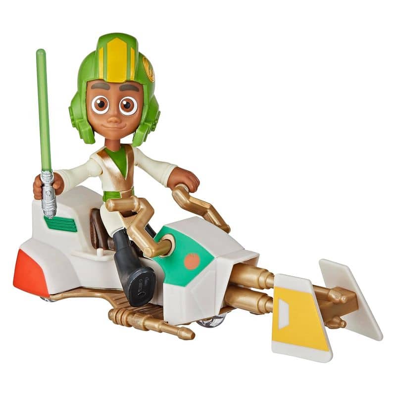 Figura Star Wars Young Jedi Kai Bightstar con vehículo de Hasbro F8011 - Imagen 2